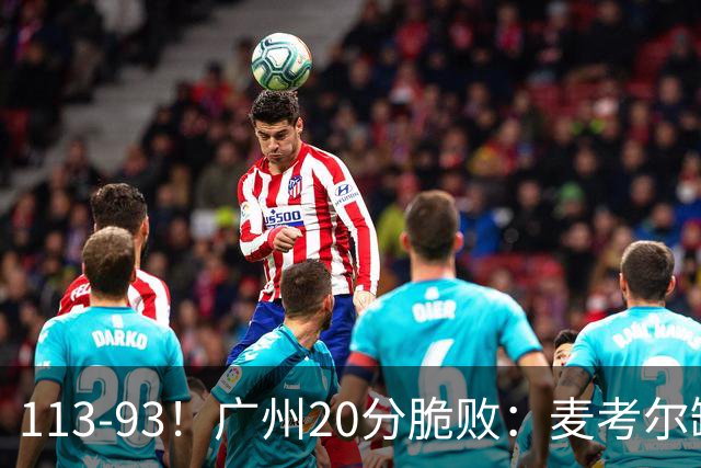 113-93！广州20分脆败：麦考尔缺阵崩盘，张宁赛季新高，陈国豪空砍